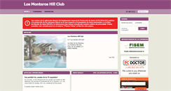 Desktop Screenshot of monteroshillclub.urbytus.net